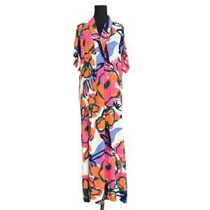 Anthropologie Bel Kazan kaftan - Size XS/S maxi dress cover up Beach Tropical
